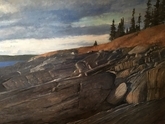 Rocky Coastline Maine. 40x60